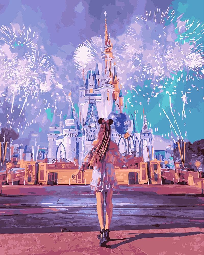 Картина по номерам Brushme GX27969 Фейерверк в Диснейленде 40x50 см (1296586115) Картина по номерам Brushme GX27969 Фейерверк в Диснейленде 40x50 см (1296586115)