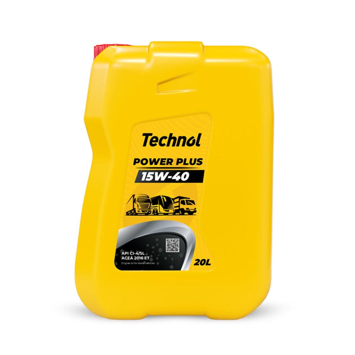 Масло моторное Technol Power Plus 15W-40 20 л