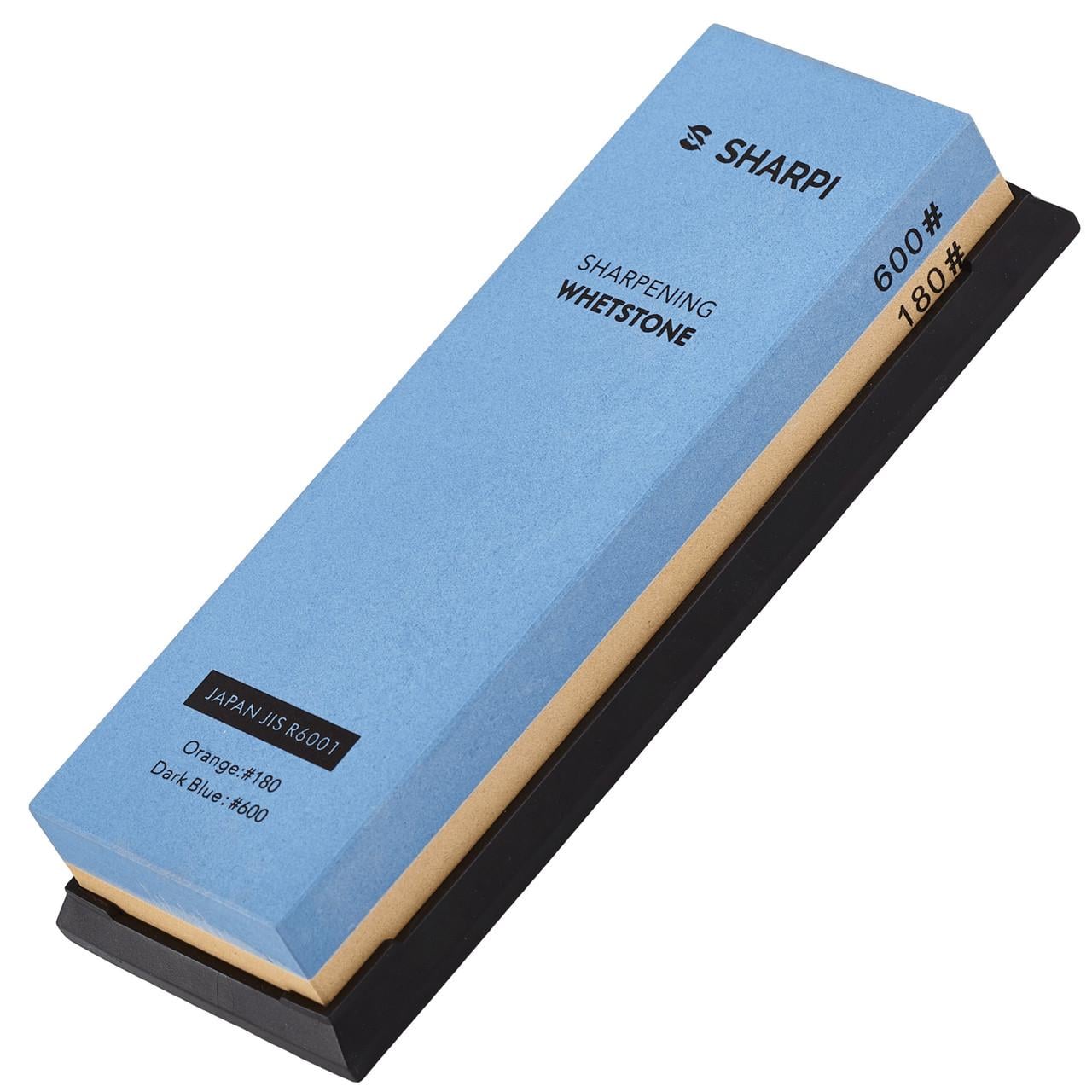 Камень точильный водный комбинированный SHARPI 180/600 180x60x28 мм корунд Голубой (2375884677)