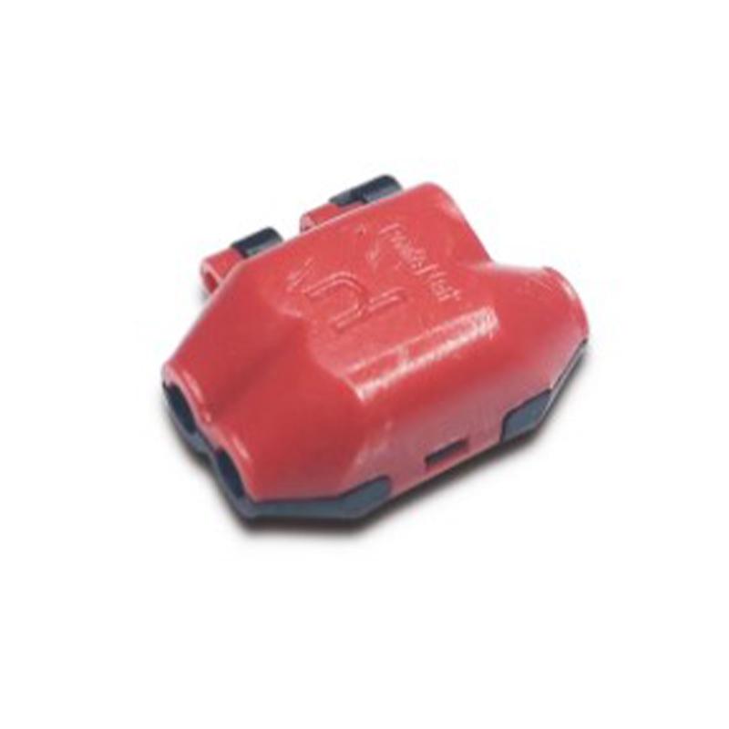 Клемма проходная Tactix 0,23-0,52 мм2 10А 1-2 одинарная Y-подобная 16,6х14,4х7 мм Красный (Y3)