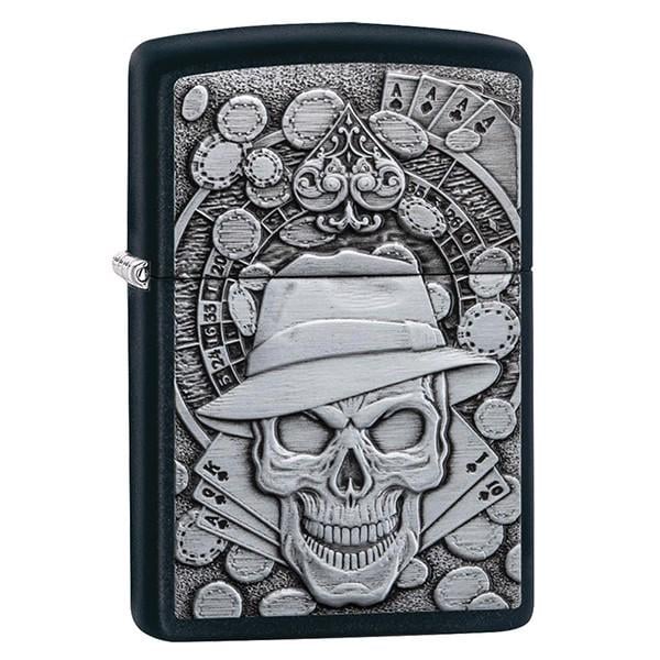Зажигалка ZIPPO 218 Gambling Skull