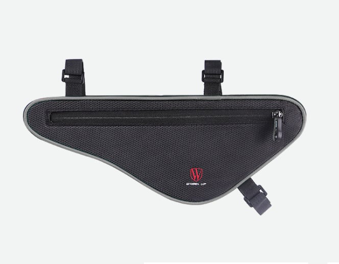 Треугольная сумка для велосипеда WHEEL UP B19 Bike Storage Bag с креплением под раму Черно-серый (SUN7382)