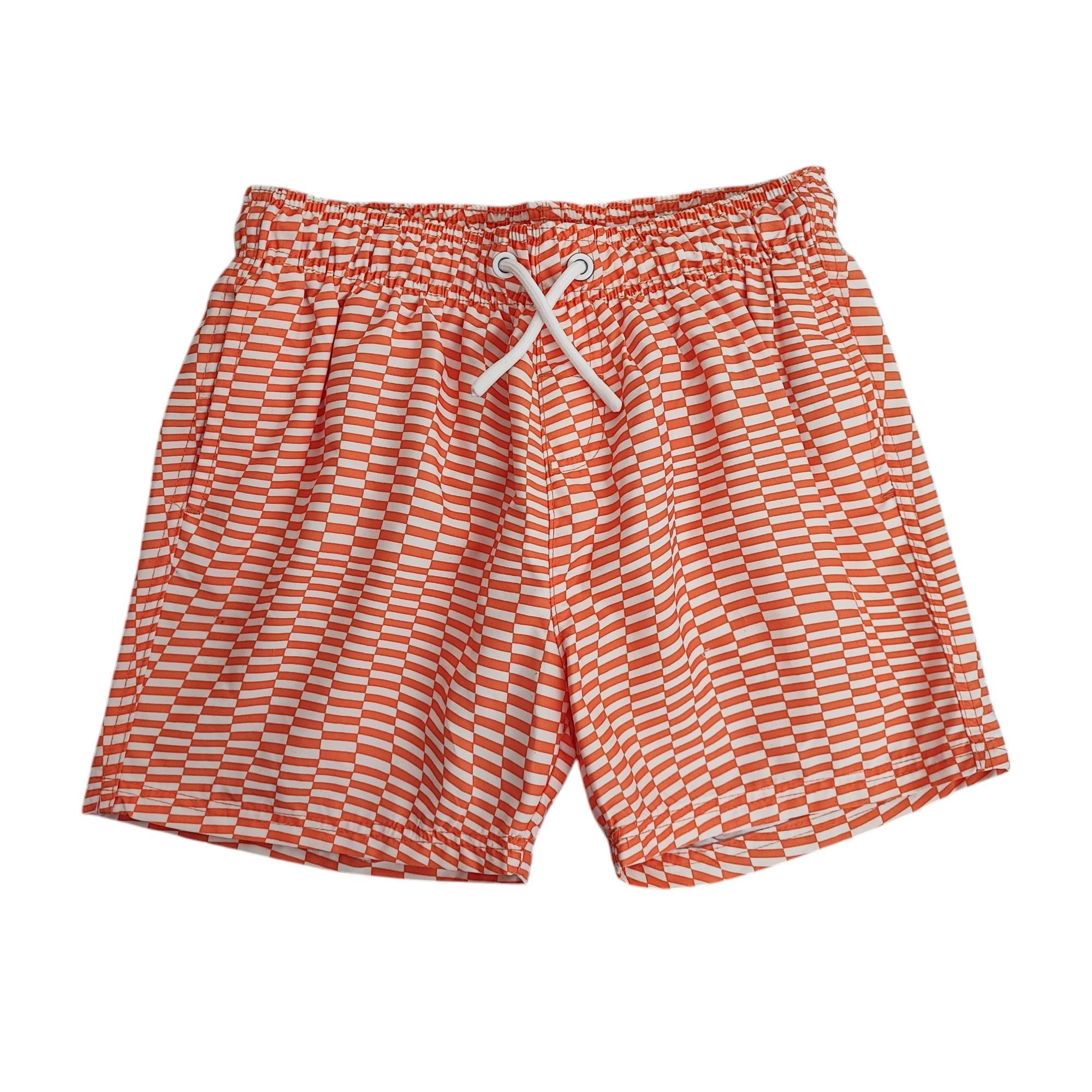 Шорти для купання для хлопчика C&A 122-128 см Помаранчевий Білий (250122122)