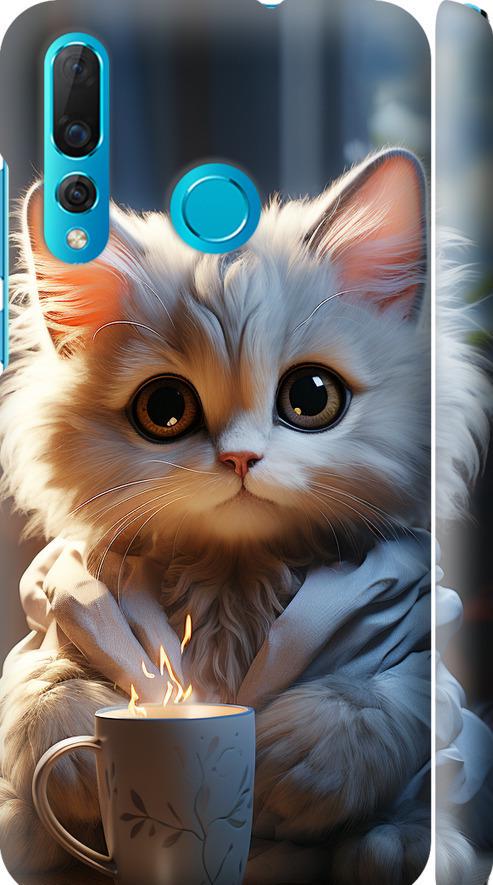 Чехол на Huawei Nova 4 White cat (5646m-1632-42517)
