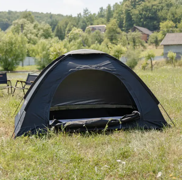 Намет туристичний двомісний 200х150х120 см Чорний (LU-025B) - фото 7