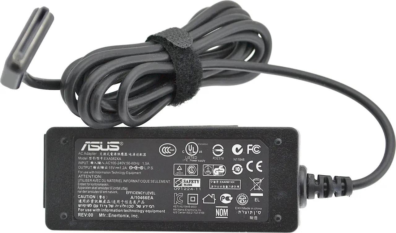 Блок живлення RIAS для ноутбуків Asus 15 V 1,2 A 18 W TF101 40 Pin з кабелем живлення (3_02073)