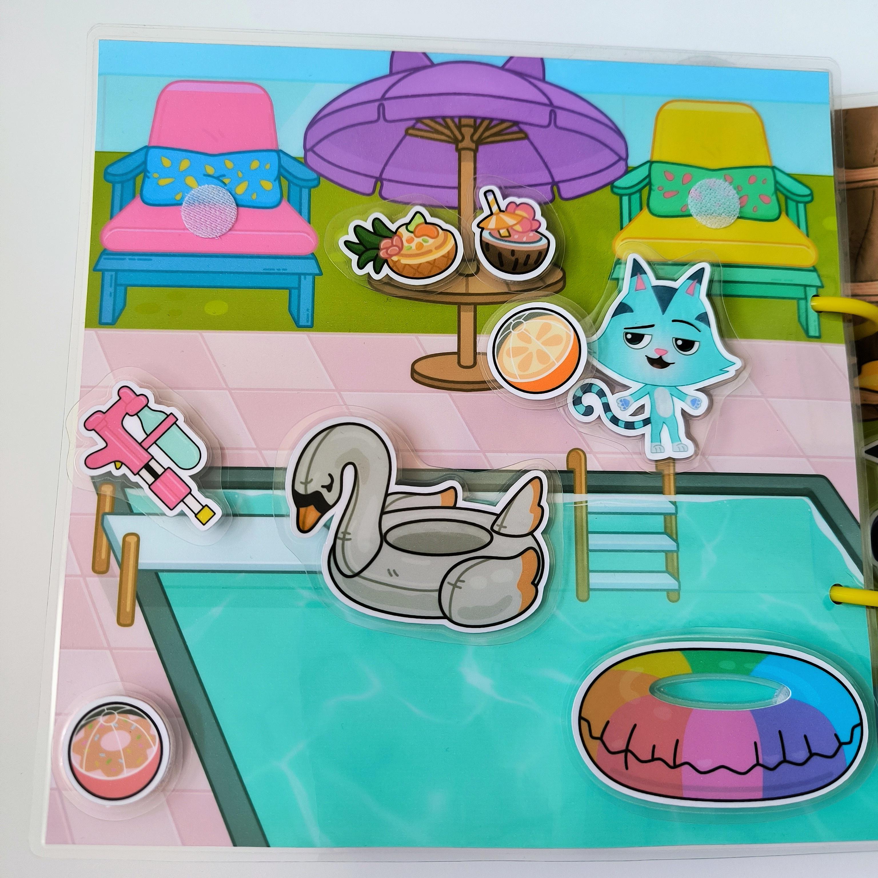 Книга-домик Gabby's Dollhouse на липучках (LP-0051) - фото 8 Книга-домик Gabby's Dollhouse на липучках (LP-0051) - фото 8