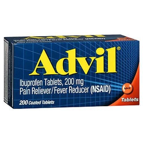 Знеболювальне Advil Advanced Medicine 200 таблеток