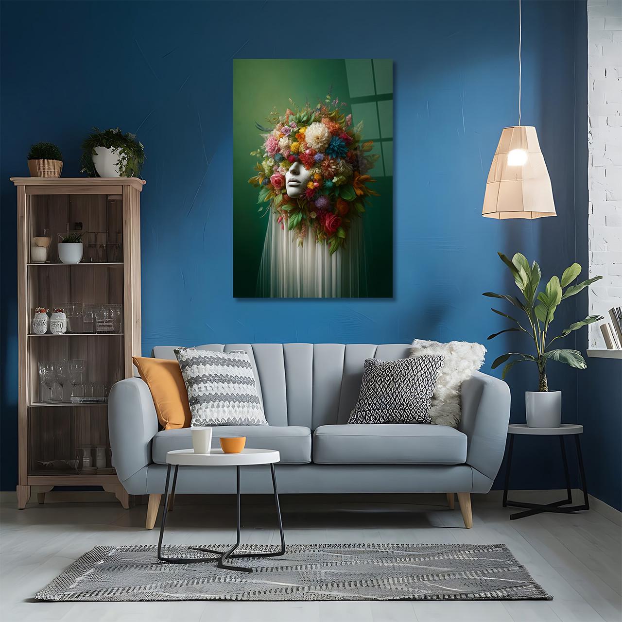 Картина на стекле NovellaPrint Цветочная фантазия 80х120 см (453.4) - фото 6