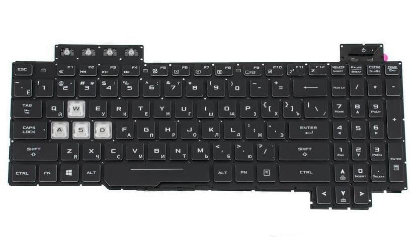 Клавиатура для ноутбука FX705 (167700) Клавиатура для ноутбука FX705 (167700)