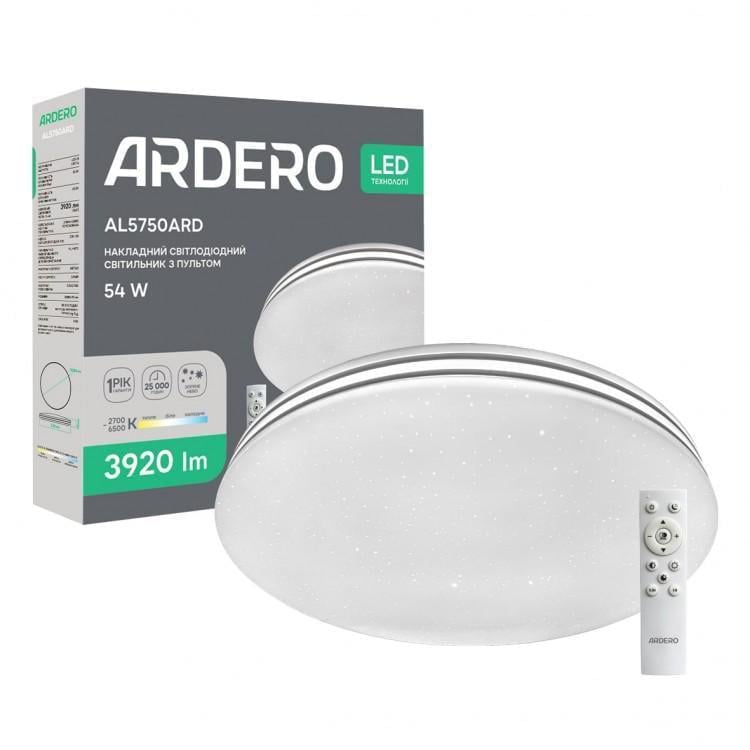 LED-светильник ARDERO Smart AL5750ARD 54 Вт Silver (28686711)