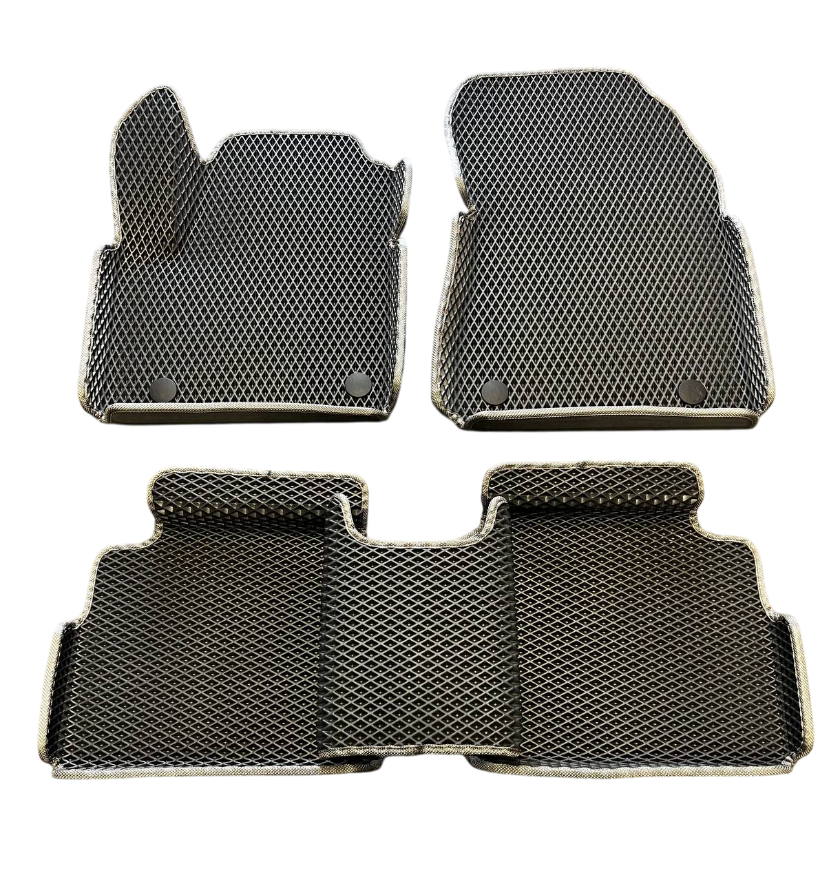 Коврики с бортиками в салон EVA с 3Д лапой для Nissan Rogue Т-33 2021-г. (2622729185)