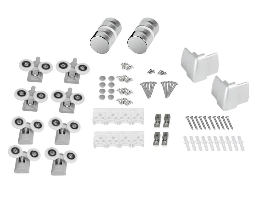Душевая кабина полукруглая Lidz Latwa SC80x80.SAT.LOW.GR стекло тонированное 4 мм с душевым поддоном Kapielka ST 80x80x15 см (64606) - фото 7