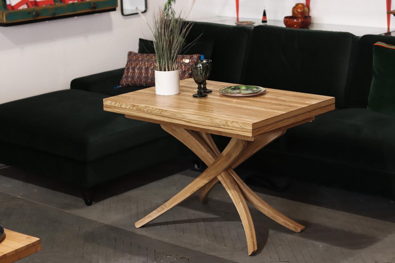 Стол трансформер MKM Spider 3в1 Натуральный (1671569973) - фото 1 Стол трансформер MKM Spider 3в1 Натуральный (1671569973) - фото 1