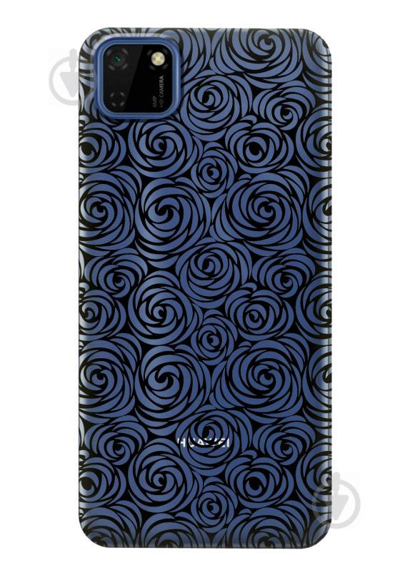 Прозрачный силиконовый чехол iSwag для Huawei Y5p с рисунком - Черные узоры (KS2398) Прозрачный силиконовый чехол iSwag для Huawei Y5p с рисунком - Черные узоры (KS2398)