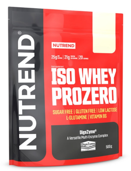 Ізолят сироваткового протеїну Nutrend Iso Whey Prozero Білий шоколад 500 г Ізолят сироваткового протеїну Nutrend Iso Whey Prozero Білий шоколад 500 г