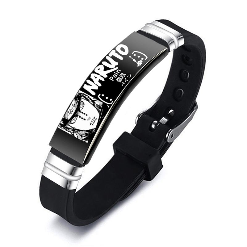 Браслет Pain из медицинской стали на силиконовом ремешке 20 см (BSS-112)