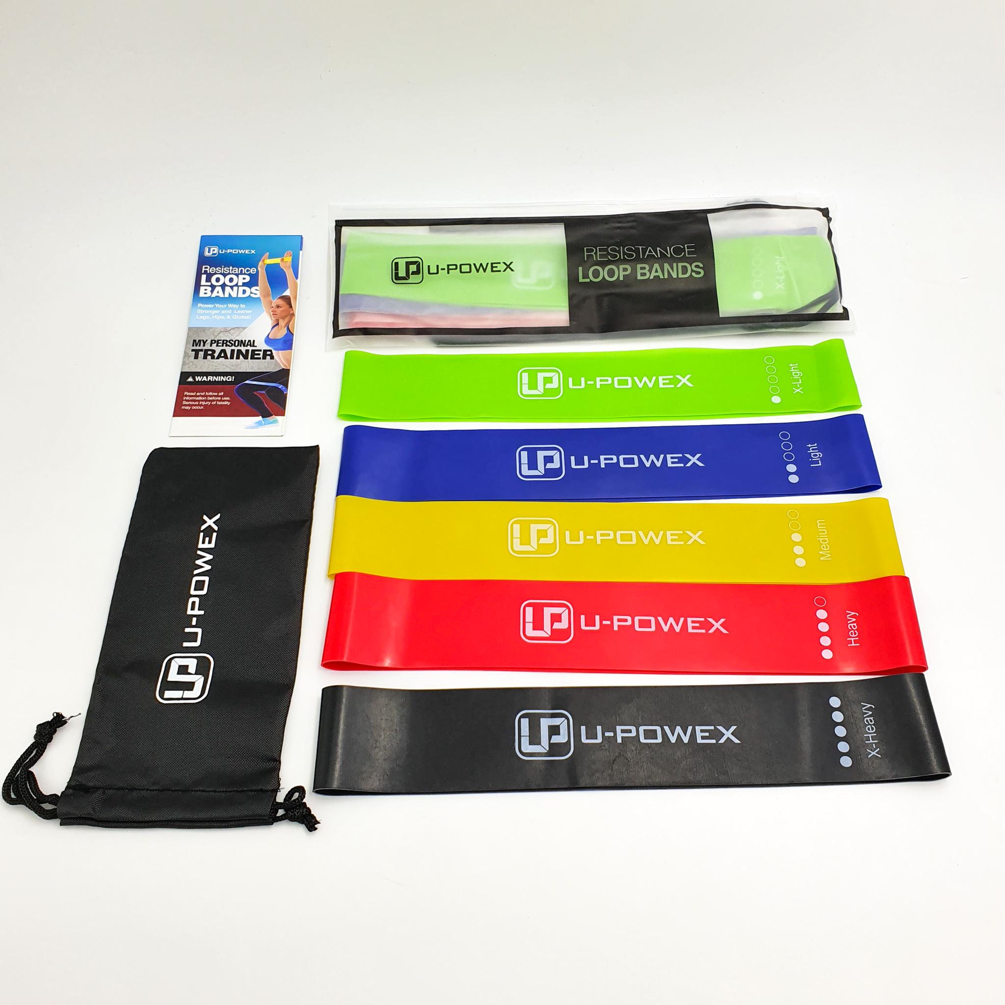 Спортивні гумки для фітнесу U-POWEX 5 шт.