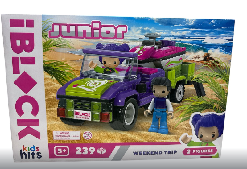 Конструктор Iblock Kids hits JUNIOR KH08/006/2 Дівчатка подорож вихідного дня 239 дет. (2451461560)