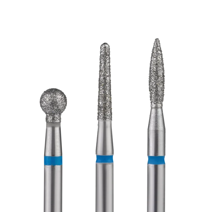 Набір фрези для щільної кутикули середня абразивність 3 шт. Blue (Set-1) Набір фрези для щільної кутикули середня абразивність 3 шт. Blue (Set-1)