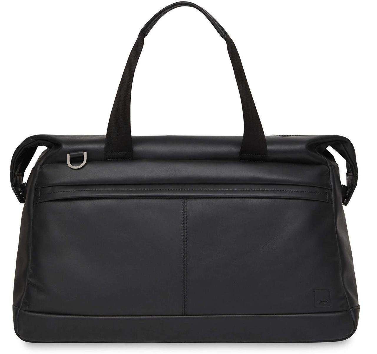 Сумка чоловіча шкіряна Knomo London Barbican Milton Duffle/Tote 16" Black (2250788335)