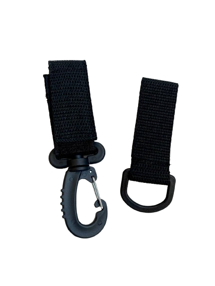 Комплект карабінів 2 шт. Чорний (26473776) Комплект карабінів 2 шт. Чорний (26473776)