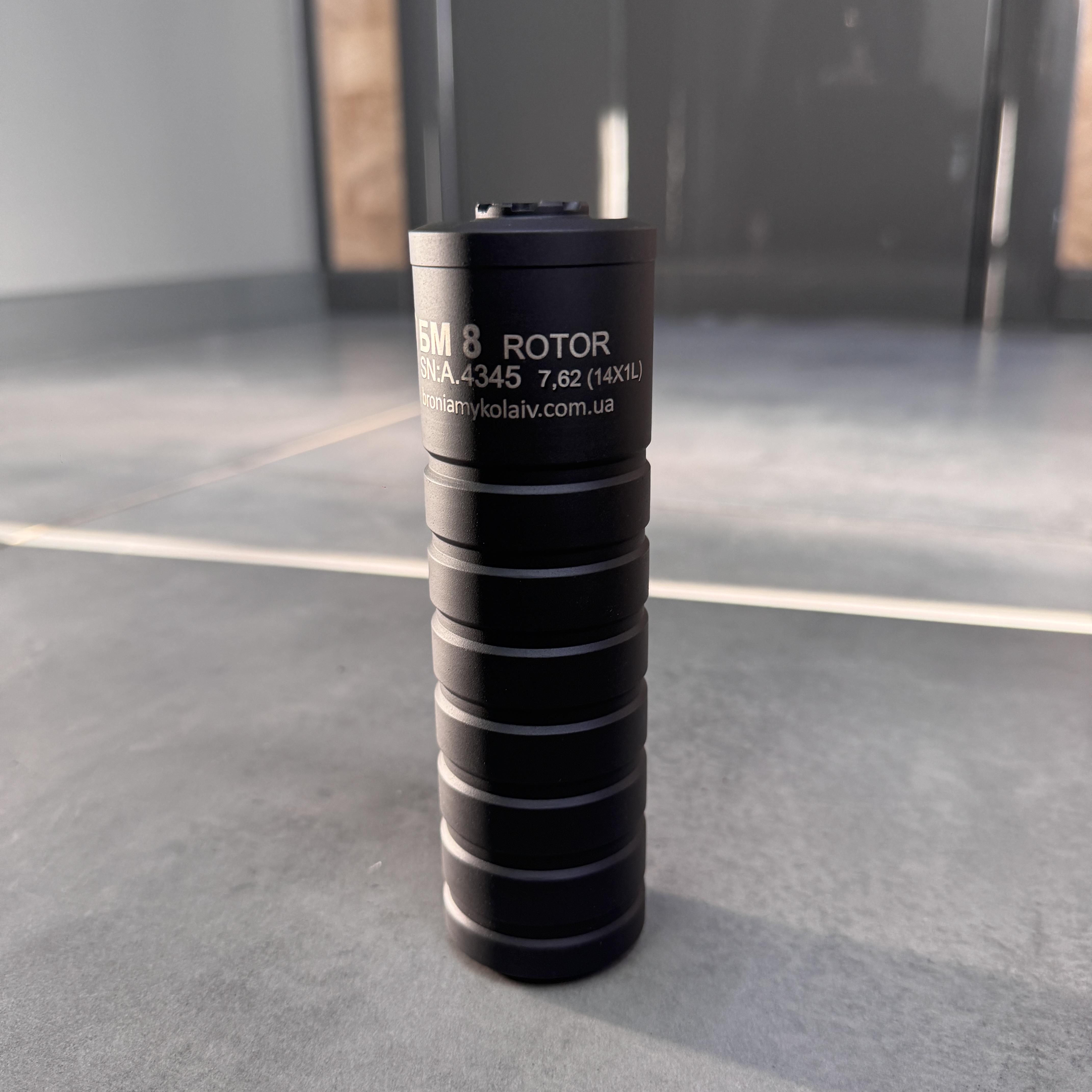 Глушитель боевой БМ8 ROTOR 7.62 14x1L АК/АКС/АКМ (246091) - фото 3 Глушитель боевой БМ8 ROTOR 7.62 14x1L АК/АКС/АКМ (246091) - фото 3