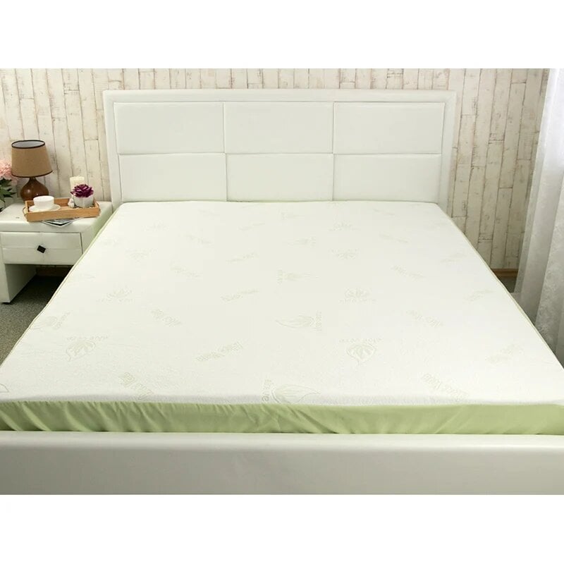Наматрасник водонепроницаемый с бортами Руно Aloe Vera 160х200х30 см Белый (827СВ_Aloe Vera)