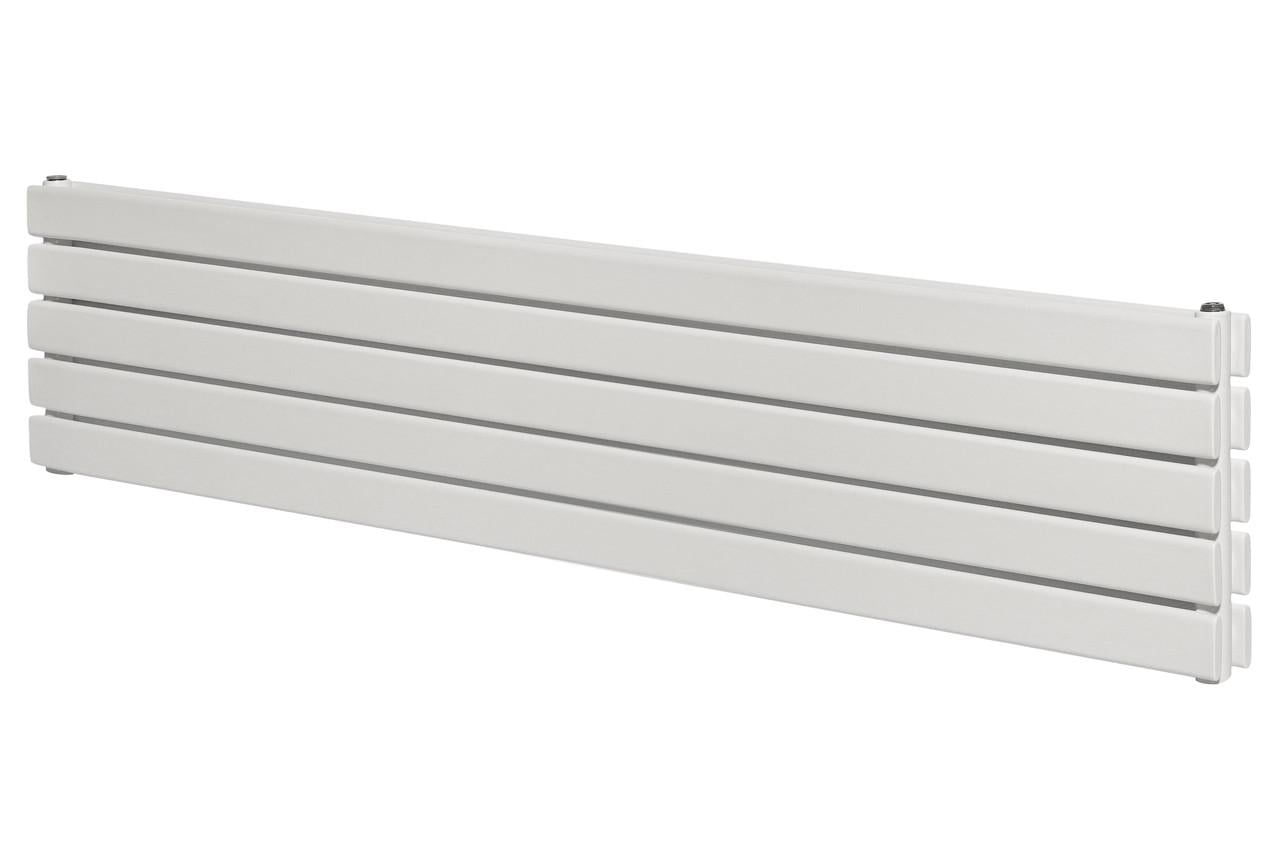 Горизонтальный дизайнерский радиатор отопления ARTTIDESIGN Livorno II G 5/340/1600 белый матовый