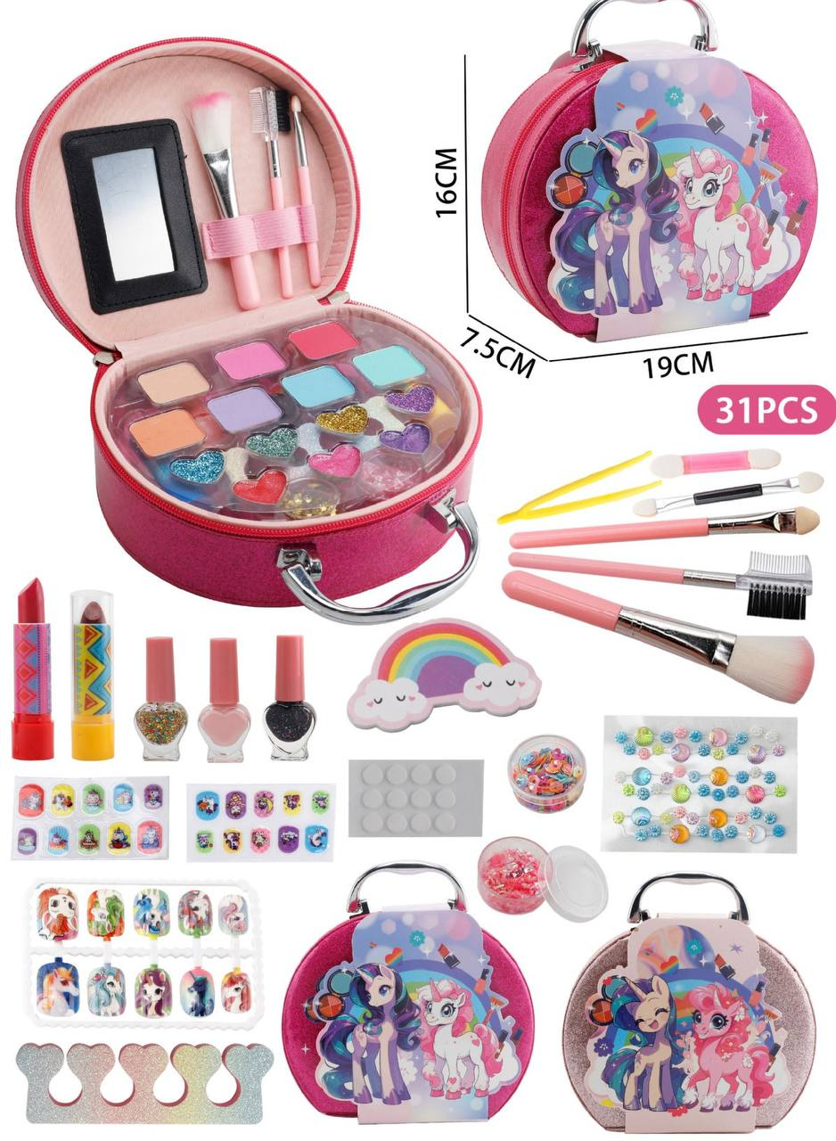 Набір косметики для дівчаток B510 з сумкою на 31 елементи Рожевий (2770142744) - фото 8 Набір косметики для дівчаток B510 з сумкою на 31 елементи Рожевий (2770142744) - фото 8