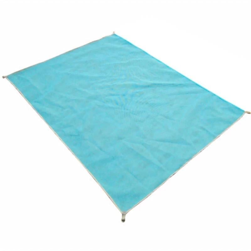 Килимок-підстилка для пікніка або моря анти-пісок Sand Free Mat 200x150 см Блакитний