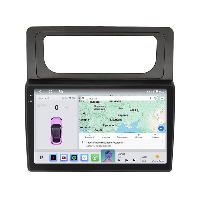 Автомагнитола штатная Lesko QLED/CarPlay/360°/GPS для Volkswagen Caddy III Рестайлинг 2010-2015 4/64Gb 10" (2345584102)