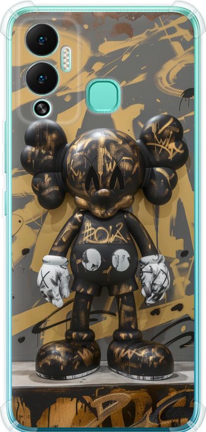 Чехол на Infinix Hot 12 Play Bronze kaws (6097sp-2759-42517)