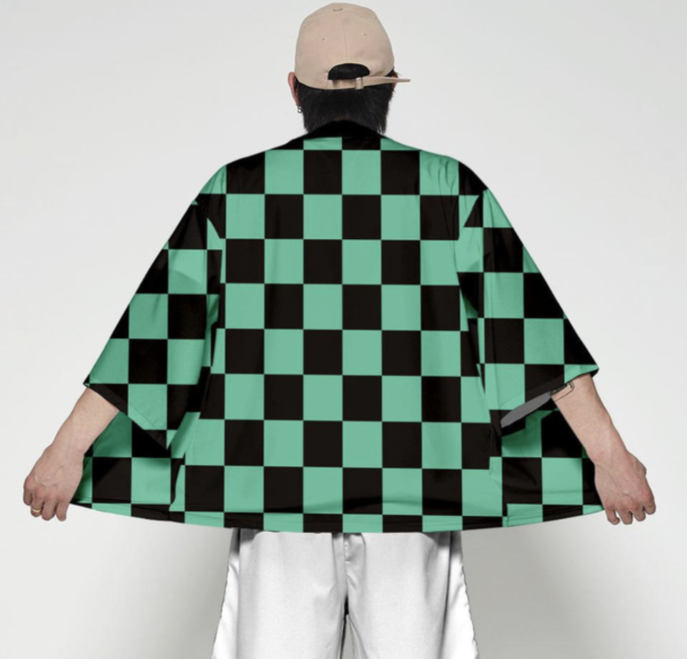 Халат Demon Slayer з Вбивця Демонів XL Зелений (27638749) - фото 5