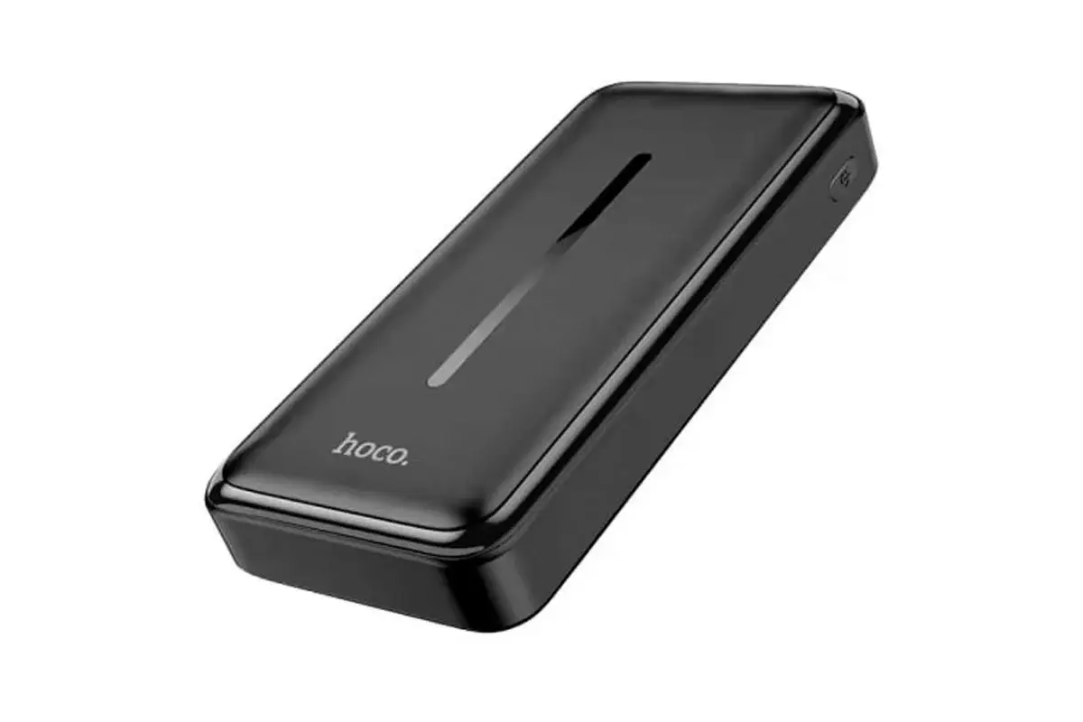 Акумулятор зовнішній Power Bank Hoco DB06 Max Viator 2 USB/Micro/Type-C 20000 mAh Black - фото 1