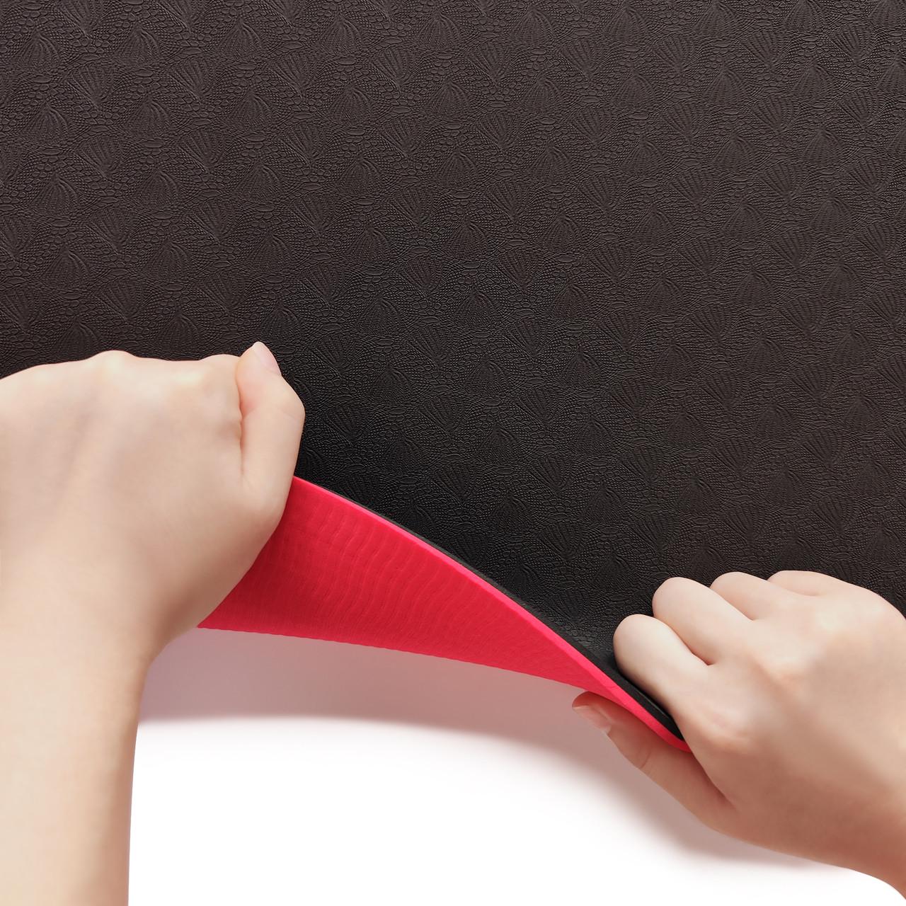 Коврик для фитнеса и йоги Gemini Pro GE-6BR TPE/TC 6 мм (14729316) - фото 4 Коврик для фитнеса и йоги Gemini Pro GE-6BR TPE/TC 6 мм (14729316) - фото 4