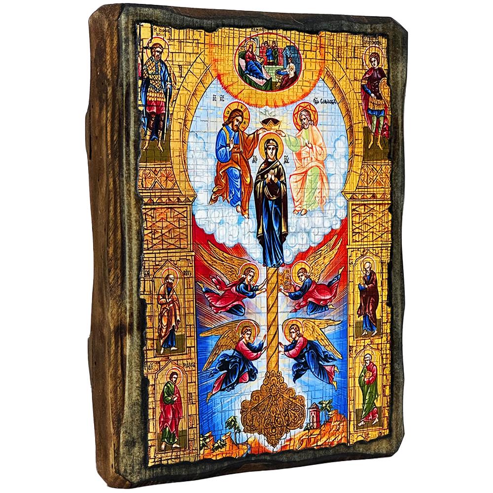 Ікона Богородиця Ключ розуміння під старовину (2408-1)