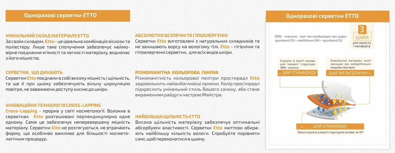 Серветки одноразові Etto 15х15 см 100 шт. у рулоні гладкі 50 г/м2 Білий (00089) - фото 2 Серветки одноразові Etto 15х15 см 100 шт. у рулоні гладкі 50 г/м2 Білий (00089) - фото 2