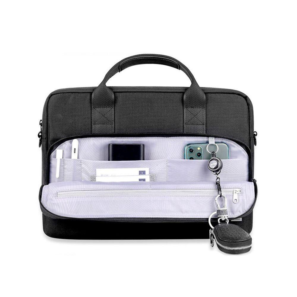 Сумка для ноутбука WIWU Alpha Double Layer Laptop Bag for Apple MacBook 13.3 Black - фото 3