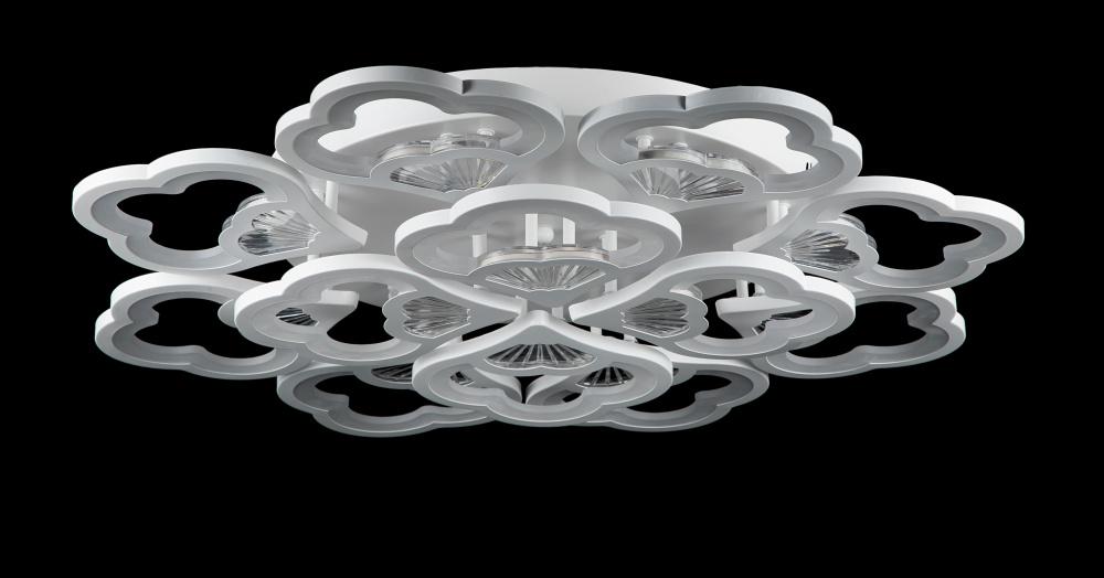 Світлодіодна люстра Ray LK39181/8+4 LED WT (IR006890)