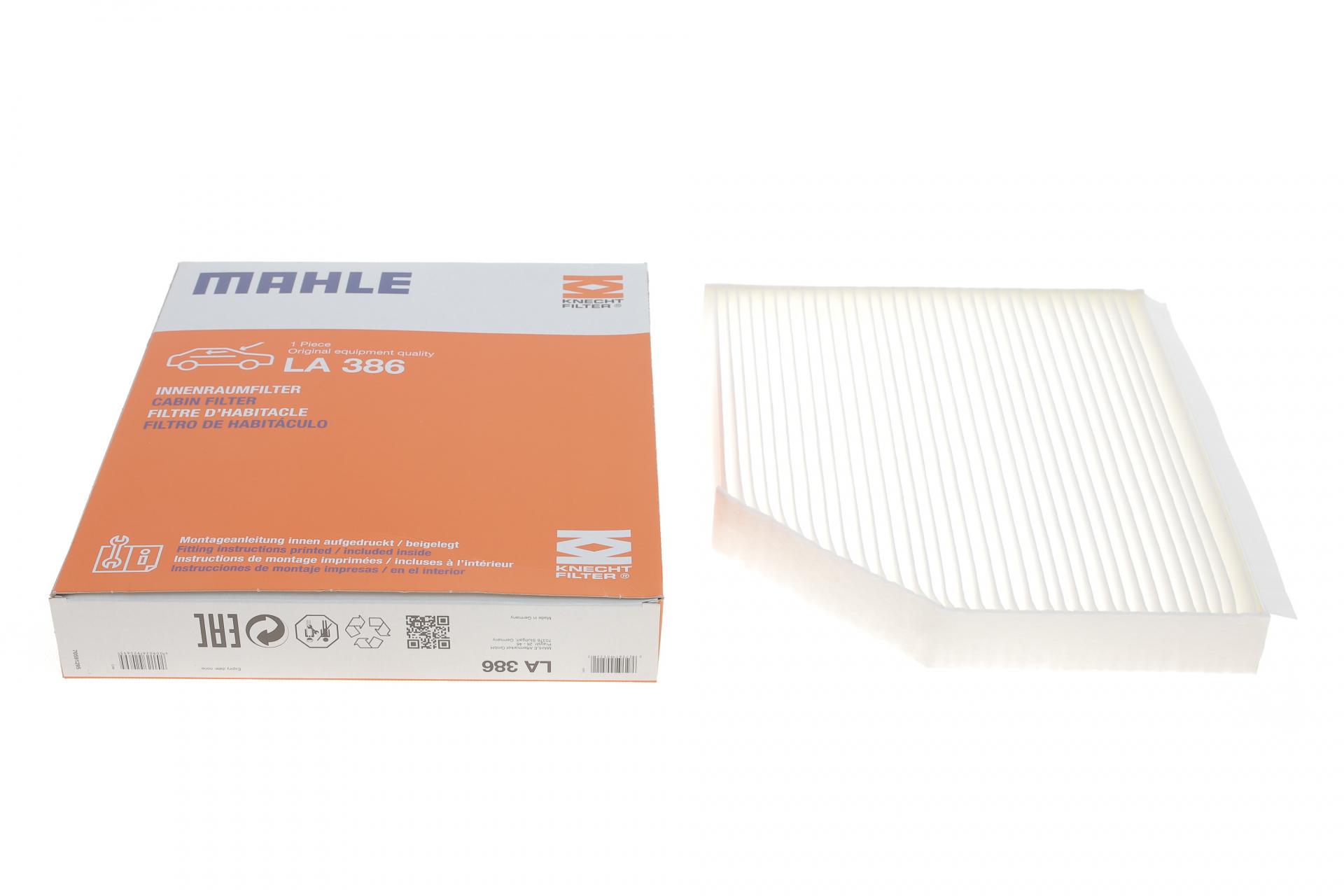 Фильтр салона KNECHT для Audi A4/A6 1,8-4,2TFSI 07- (LA 386)