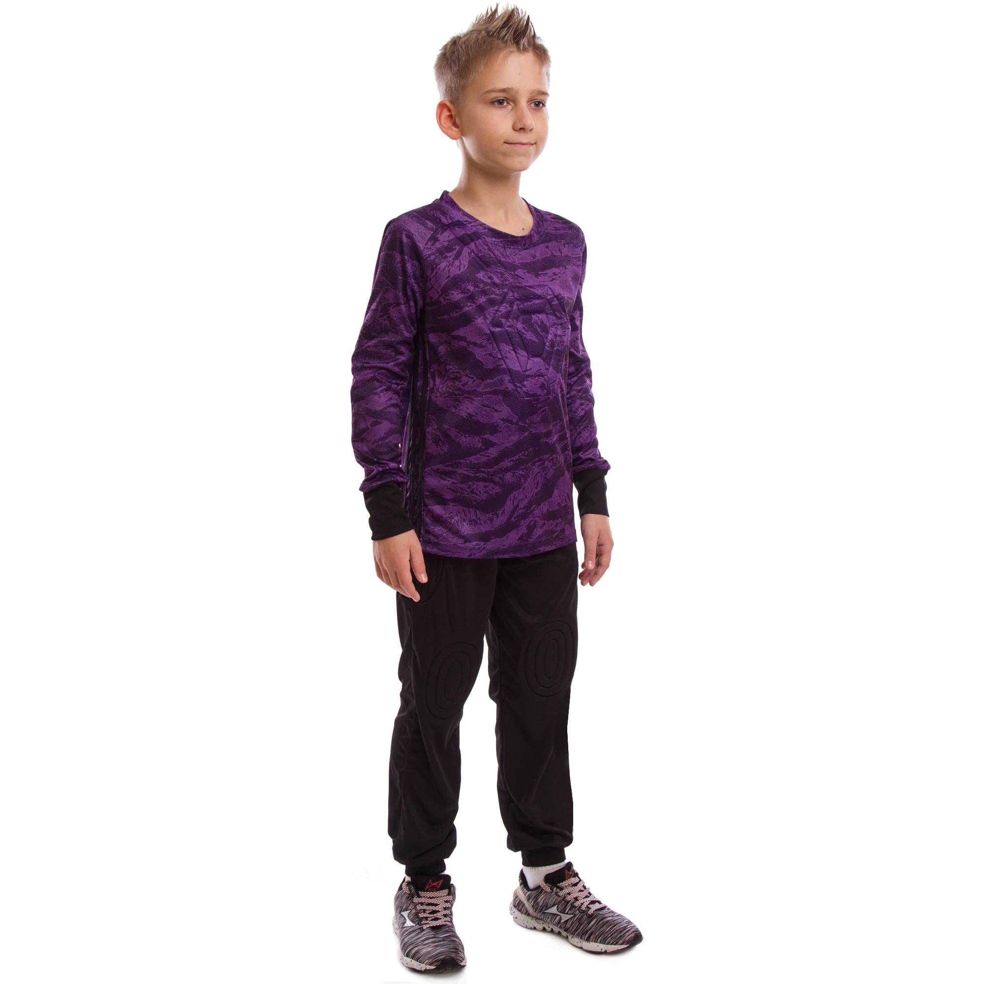 Форма вратарская детская SP-Sport CO-7002B свитер и брюки S Фиолетовый