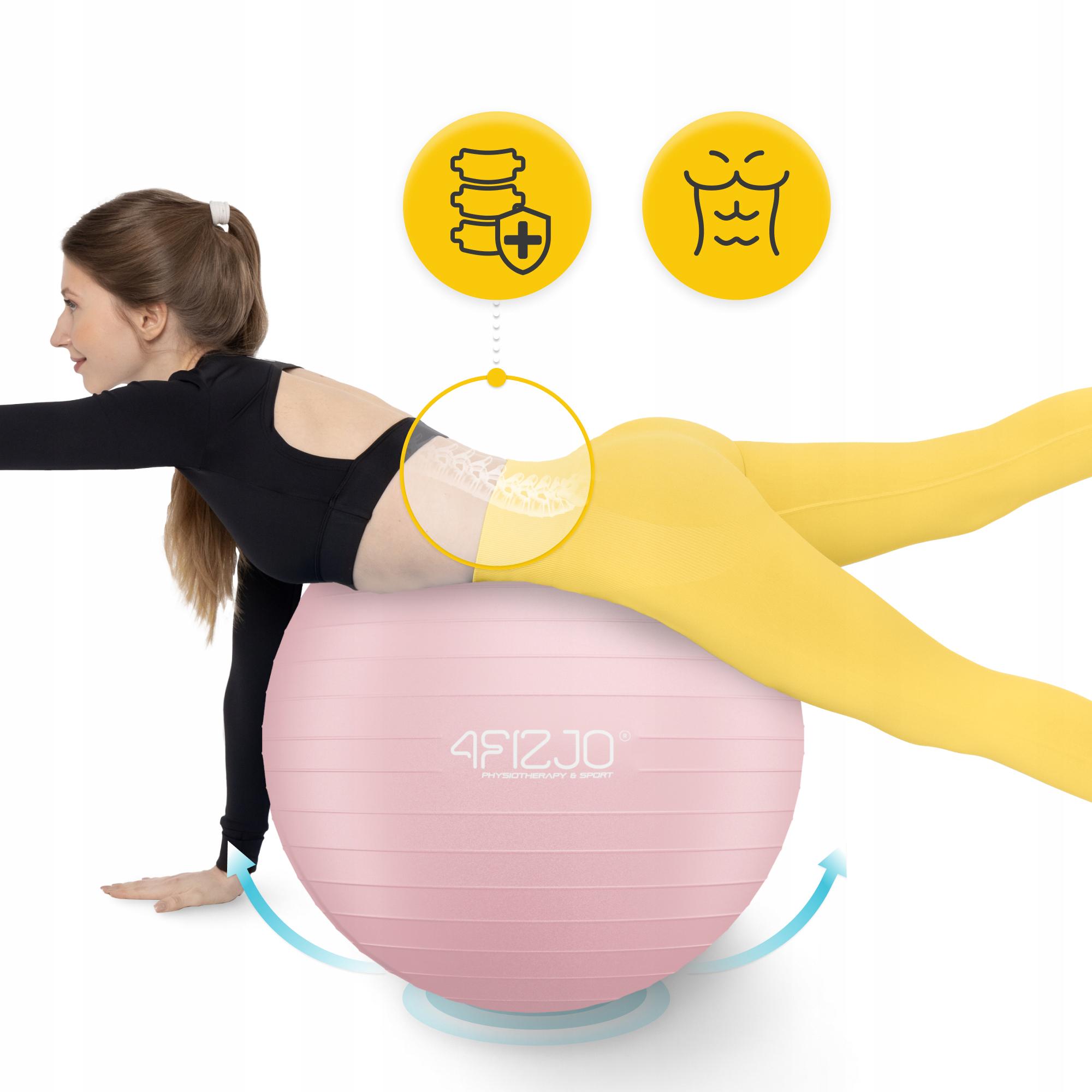 Мяч для фитнеса 4fizjo Anti-Burst 85 см Pink (P-5907739317421) - фото 6 Мяч для фитнеса 4fizjo Anti-Burst 85 см Pink (P-5907739317421) - фото 6