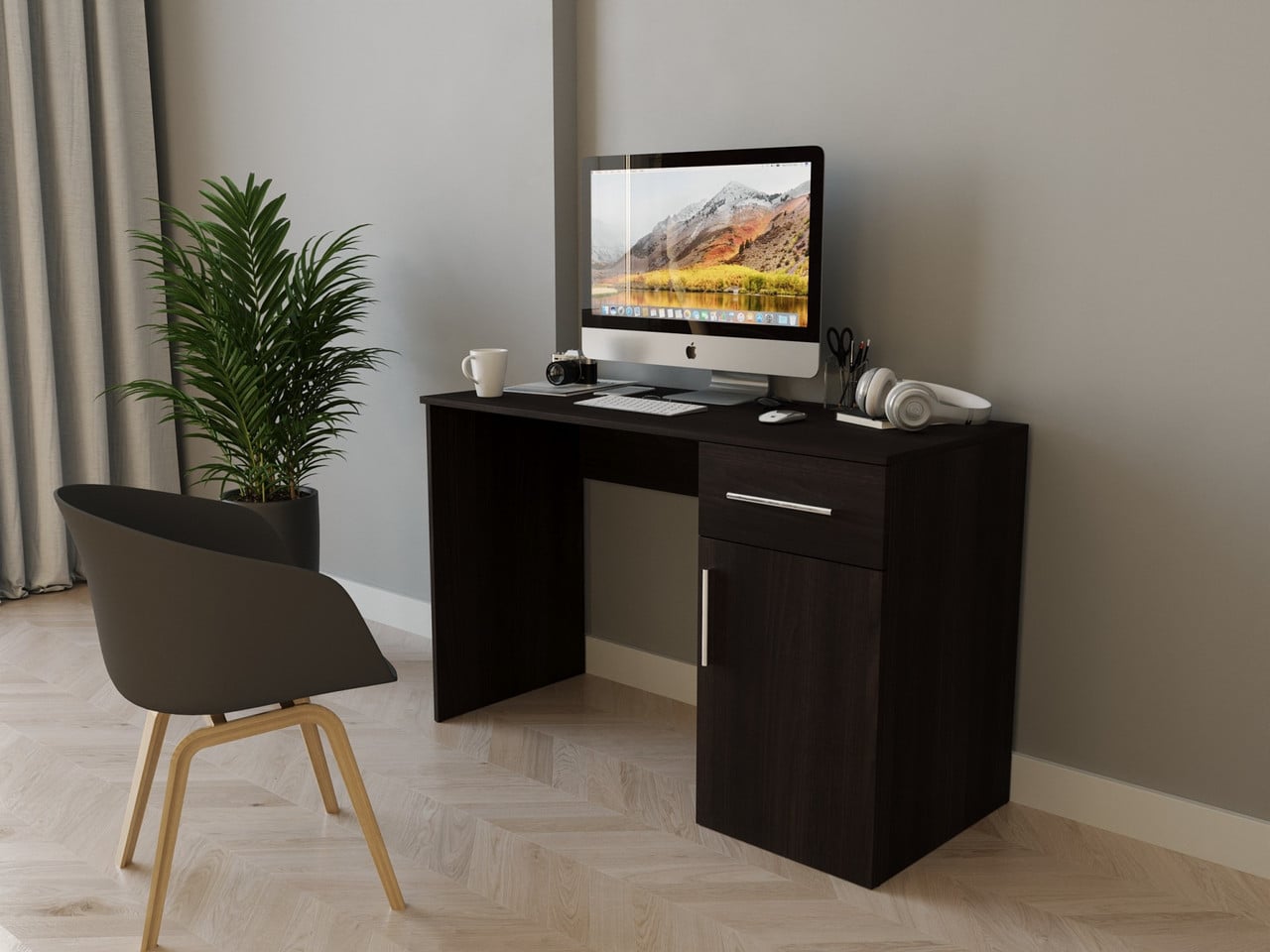 Стол письменный Moreli Charlie 1200x760x500 мм Венге темный (61ea8879ffd729102b419548) Стол письменный Moreli Charlie 1200x760x500 мм Венге темный (61ea8879ffd729102b419548)