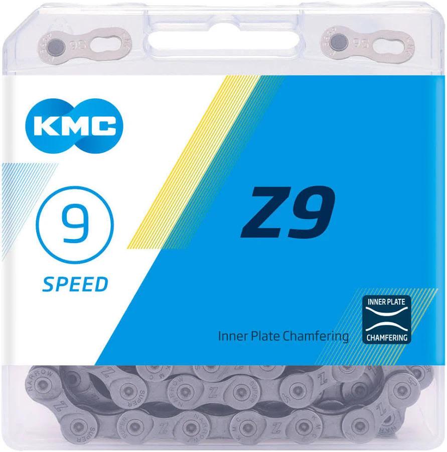 Цепь велосипедная KMC Z9 1/2x11/128" x 116 звеньев Gray (34985992)