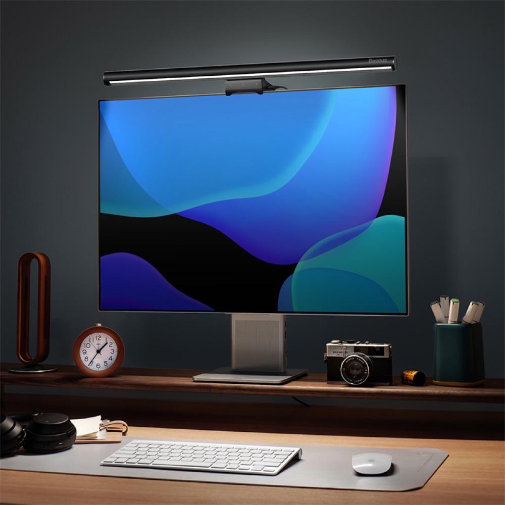 Лампа на монітор скринбар Baseus i-wok2 Series USB Asymmetric Light Source Screen Hanging Light (DGIW000101) Чорний - фото 10