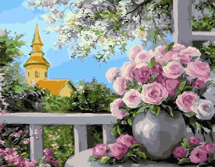 Картина по номерам Rainbow Art Летний букет (GX9416-RA)