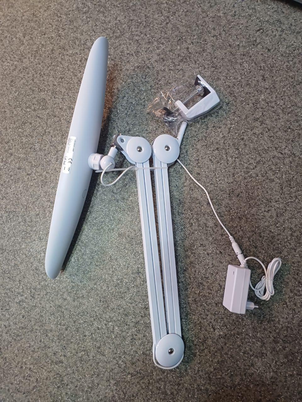 Лампа бестеневая на струбцене 18 Вт Белый (ALMD-4) - фото 4