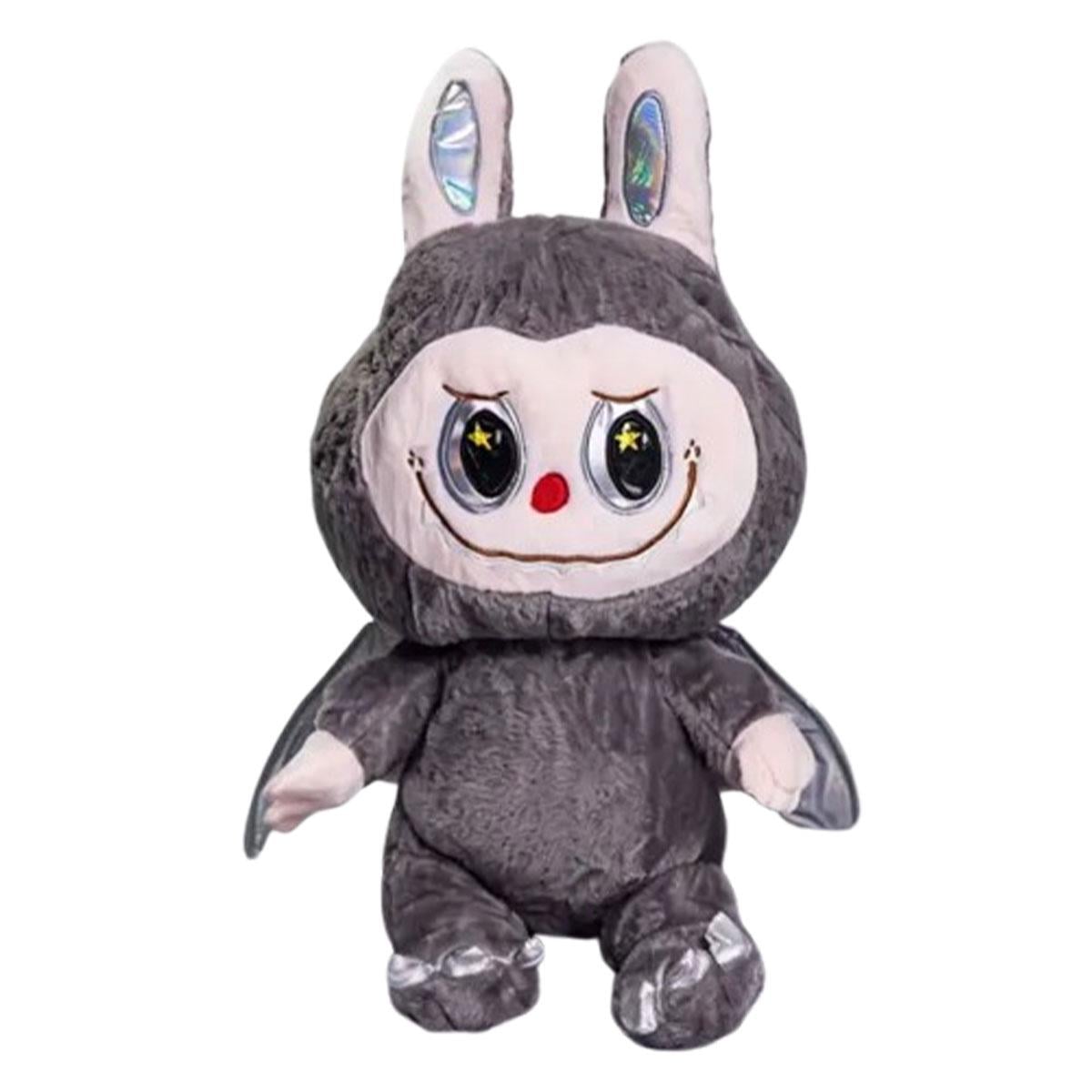 Мягкая игрушка-подушка 3в1 YIWU Labubu Brown Dragon с пледом 100х180 см Серый (147-102-520-29G)