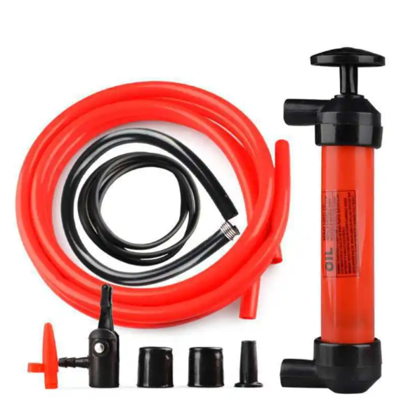 Насос ручной многофункциональный с аксессуарами для перекачки топлива/воды/масла (2495450815)